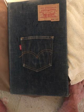 Vintage Now Designs Levi Strauss Binder Notebook Large E In Tag 1960 1970s
