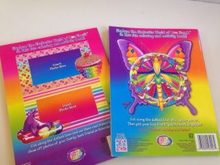 2 Lisa Frank Friends Forever Sparkle and Shimmer VTG Coloring Activity Books 2