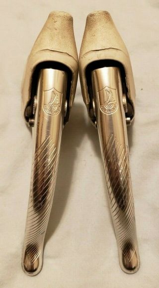 Good Vintage Campagnolo C - Record Brake Levers - Will Up Very Nicely