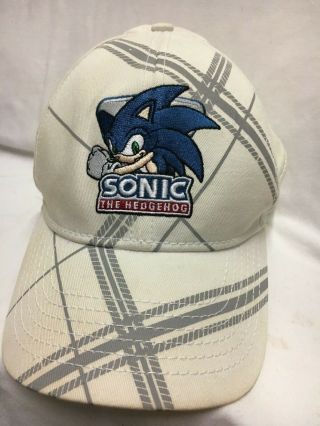 Vintage Sonic The Hedgehog Sega Snap - Back Baseball Cap Hat Rare Hard To Find Ec