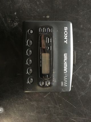 Vintage Sony Wm - Fx28 Walkman Cassette Player Fm/am,  Alarm,  Avls,  Digital
