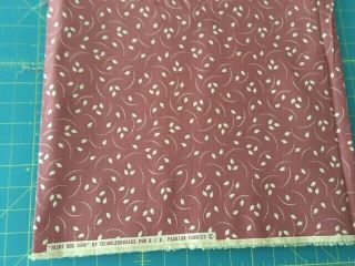 Vintage " Paintbox 2000 " By Thimbleberries,  Dusty Pink/mauve,  3 Yards