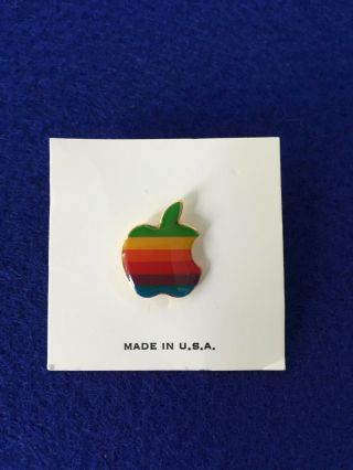 , Vintage Apple Computer Lapel Pin.