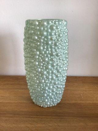 Vintage Retro Plastic Vase Bubble Design 1950s Mid Century Kitsch 1960s