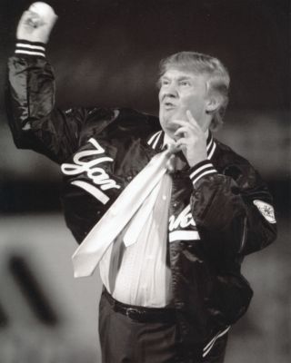 President Donald Trump 8x10 Photo Yankee Stadium