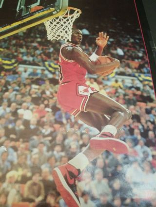 Rare Vintage Michael Jordan 1987 Starline Poster: 34.  5×22.  25 Chicago Bulls
