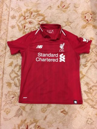Mohamed Salah Liverpool Soccer Jersey Balance Youth Large 2018 - 19