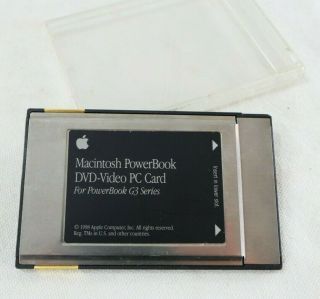Macintosh Powerbook Dvd - Video Pc Card Pcmcia For G3 Series -