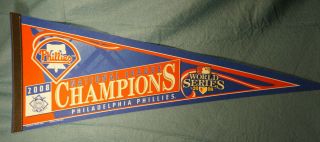 2008 Philadelphia Phillies Nl Champions World Series Mlb Wincraft Pennant