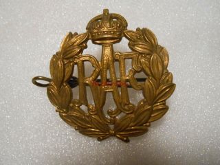 Vintage Canadian Royal Air Force Brass Hat Badge