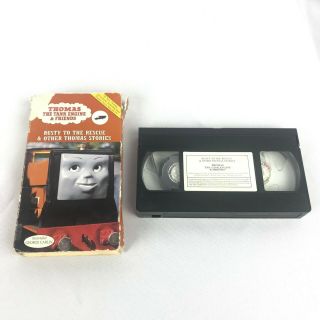 Rare Vintage Thomas Train Tank Engine Friends Rusty To The Rescue Vhs Video Rare