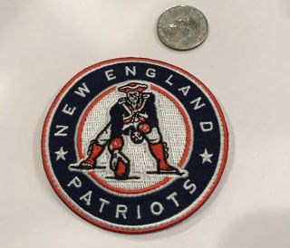 ENGLAND PATRIOTS EMBROIDERED IRON On PATCH.  AWESOME 3”x 3” 3