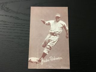 Jackie Robinson Baseball Player Photo Card,  Running Base,  Mlb