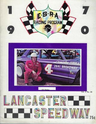 1970 Lancaster Speedway Modified Program - Gil Bieber - Db