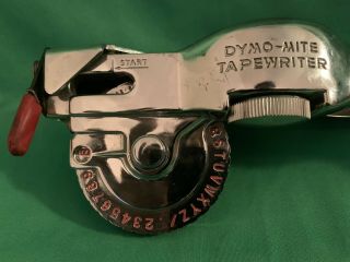 Vintage Dymo - Mite M - 22 Tapewriter Label Maker w/ 10 & 1/2 3M Tape Reel 1/2 