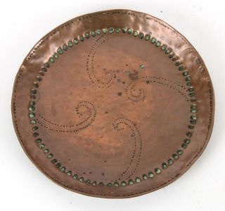 John Pearson Copper Card Tray Arts And Crafts Newlyn Cornish Hand Made
