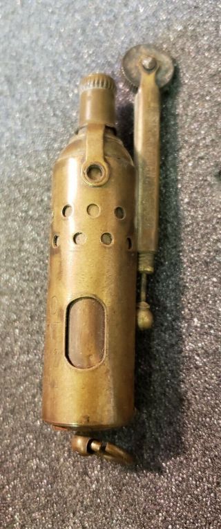 Vintage Very Rare JMCO IMCO MEB Brass Service Trench Lighter Austria Pat 89538 3