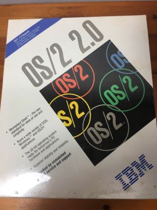 Classic Ibm Os/2 V2.  0 Upgrade Software -