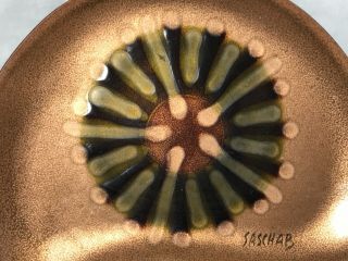 Mid Cent Mod California HandCrafted Enamel on Copper Nut Dish Sascha Brastoff 2