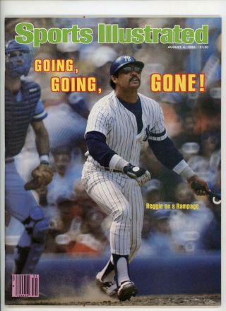 Sports Illustrated August 4,  1980 - Reggie Jackson Front Near -