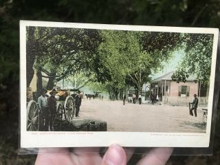 Antique Washington Ave - Ocean Springs,  Miss Mississippi Street Scene Postcard