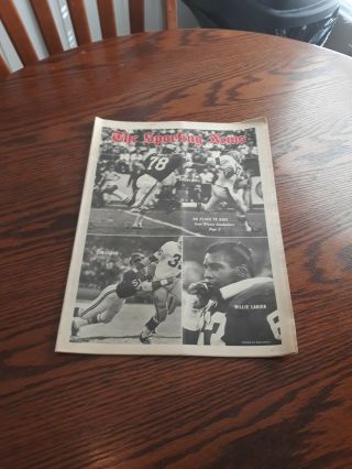 November 16,  1968 - The Sporting News - Kansas City Chiefs Linebackers