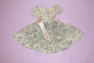 Tagged Dress For 18 " Miss Revlon Doll By Ideal 1950s