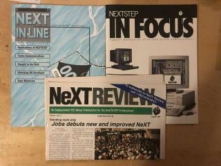 Next In Line,  Next In Focus Next Review 3 For 1 Steve Jobs Next Cube Nextstep