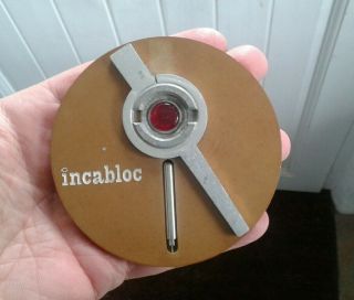 Rare Vintage Swiss Made Watch Dealers Incabloc Advertising Display Tool