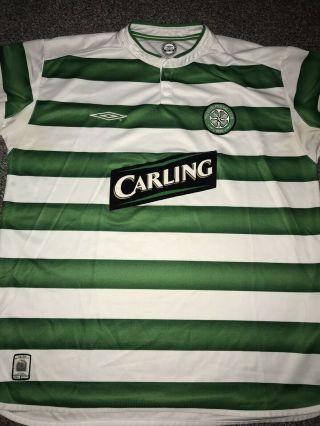 Celtic Home Shirt 2003/04 X - Large Rare And Vintage