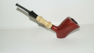 2009 Adam Davidson Cherrywood Shape With Bamboo Shank Extension Lightly Smoked