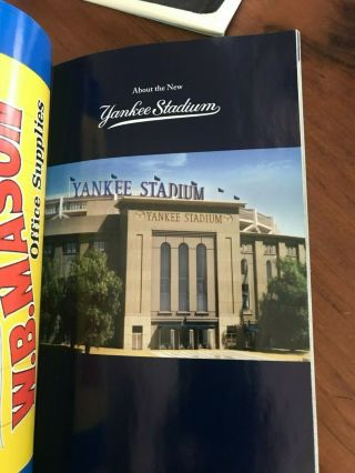 2008 York Yankees Fan guide brochure - The Final Season for the old stadium 2
