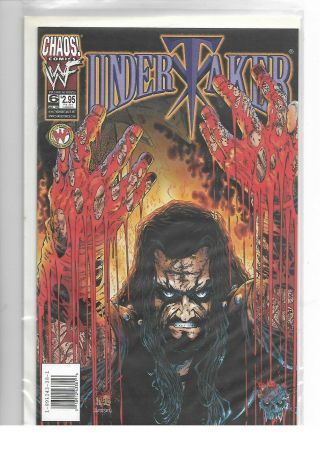 Wcw Wwe Wwf Chaos Comics Undertaker 6 September 1999 Comic Book