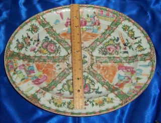 Vintage Chinese Export Rose Medallion Large 16 Inch Platter Circa 1800 ' s 2