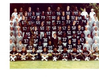 1984 Oakland Raiders 8.  5x11 Team Photo California Football Nfl
