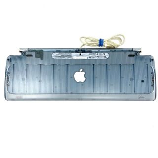 Vintage Apple M2452 iMac/G3 Teal Blue Colored USB 1999 Keyboard 2
