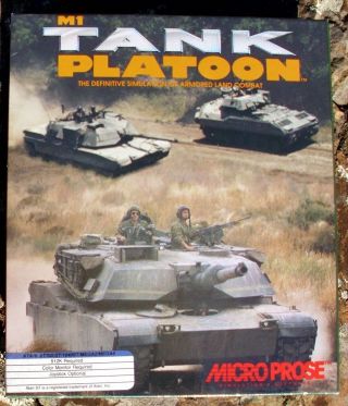 M1 Tank Platoon By Microprose For Atari 520/1040 St Nib