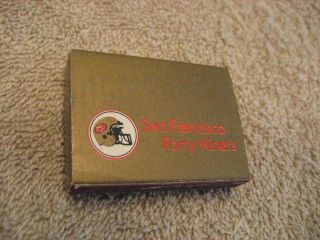 NFL SF 49ers Match Box from the 1980 ' s - Very Collectible 2
