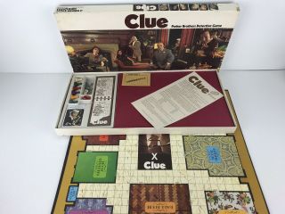 Clue 1972 Vintage Parker Brothers Detective Board Game No 45 Complete