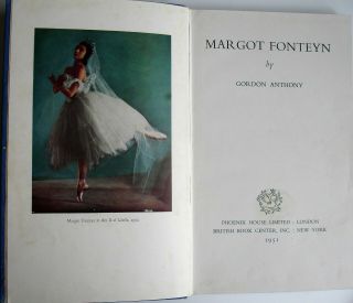 Margot Fonteyn By Gordon Anthony 1951 1st
