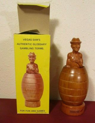 Vintage X - Rated Anatomically Correct Man In A Barrel Naked Nude Vegas Sam