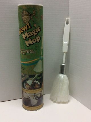 Vintage 70s 80s Magic Mop Attracts Grease Magnet Pampered Chef Nos
