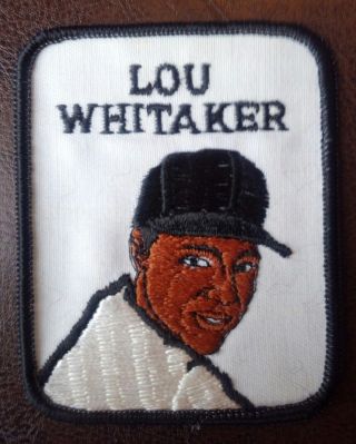 Lou Whitaker Detroit Tigers 1979 Penn Emblem Baseball Patch