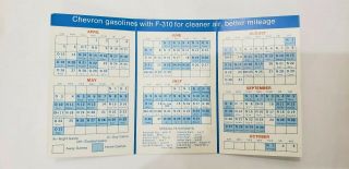 1970 California Angeles MLB Tri - Fold Pocket Schedule 3
