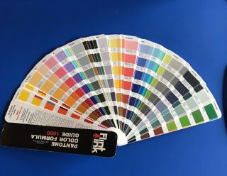 Vintage Pantone Color Formula Guide 1000 Flint Ink Corp 1997 10th Printing