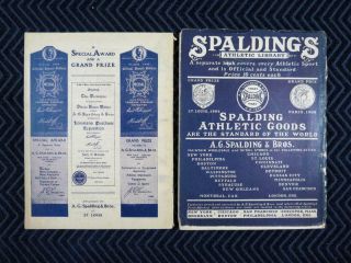 (2) 1903 - 1904 Spalding Athletic Guides 2