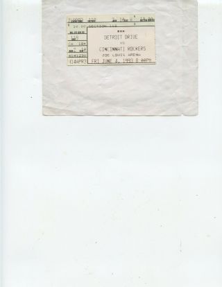 1993 Detroit Drive V Cincinnati Arena Football Ticket Stub (drive 