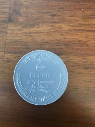 1968 - 69 Shirriff Hockey Coin Earl Ingarfield Pit - 2 2