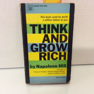 Rare Edition 1987 Think And Grow Rich Napoleon Hill 1st Ed Fawcett Paperback Pb