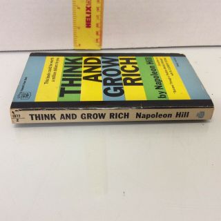 Rare Edition 1987 THINK AND GROW RICH Napoleon Hill 1st Ed Fawcett Paperback PB 2